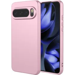 Phonesta Soft Silk Silicone Back Cover hoesje voor Google Pixel 10 / 10 Pro - Roze