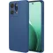 Phonesta Soft Silk Silicone Back Cover hoesje voor Oppo Reno14 - Donkerblauw