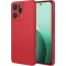 Phonesta Soft Silk Silicone Back Cover hoesje voor Oppo Reno14 - Rood