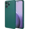 Phonesta Soft Silk Silicone Back Cover hoesje voor Oppo Reno14 F/FS - Donkergroen