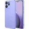 Phonesta Soft Silk Silicone Back Cover hoesje voor Oppo Reno14 F/FS - Paars