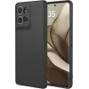 Phonesta Soft Silk Silicone Back Cover hoesje voor Motorola Edge 50 - Zwart 0