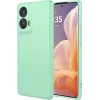 Phonesta Soft Silk Silicone Back Cover hoesje voor Motorola Edge 50 Fusion - Matcha Green 0