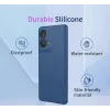 Phonesta Soft Silk Silicone Back Cover hoesje voor Motorola Edge 50 Fusion - Matcha Green 5