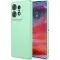 Phonesta Soft Silk Silicone Back Cover hoesje voor Motorola Edge 50 Pro - Matcha Green
