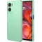 Phonesta Soft Silk Silicone Back Cover hoesje voor Motorola Moto G05 / Moto E15 - Matcha Green