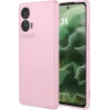 Phonesta Soft Silk Silicone Back Cover hoesje voor Motorola Moto G35 - Roze 0