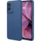 Phonesta Soft Silk Silicone Back Cover hoesje voor Motorola Moto G55 - Donkerblauw