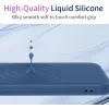 Phonesta Soft Silk Silicone Back Cover hoesje voor Motorola Moto G55 - Donkerblauw 3