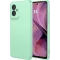 Phonesta Soft Silk Silicone Back Cover hoesje voor Motorola Moto G55 - Matcha Green