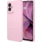Phonesta Soft Silk Silicone Back Cover hoesje voor Motorola Moto G55 - Roze