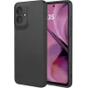 Phonesta Soft Silk Silicone Back Cover hoesje voor Motorola Moto G55 - Zwart 0