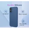 Phonesta Soft Silk Silicone Back Cover hoesje voor Motorola Moto G55 - Zwart 5