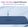 Phonesta Soft Silk Silicone Back Cover hoesje voor Motorola Moto G85 - Donkerblauw 4