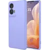 Phonesta Soft Silk Silicone Back Cover hoesje voor Motorola Moto G85 - Paars 0