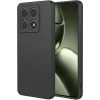 Phonesta Soft Silk Silicone Back Cover hoesje voor Xiaomi 14T - Zwart