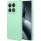 Phonesta Soft Silk Silicone Back Cover hoesje voor Xiaomi 14T Pro - Matcha Green