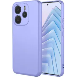 Phonesta Soft Silk Silicone Back Cover hoesje voor Xiaomi Redmi Note 14 5G - Paars