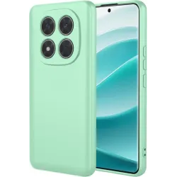 Phonesta Soft Silk Silicone Back Cover hoesje voor Xiaomi Redmi Note 14 Pro 5G / Xiaomi Poco X7 - Matcha Green
