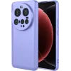Phonesta Soft Silk Silicone Back Cover hoesje voor Xiaomi 15 Ultra - Paars
