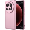 Phonesta Soft Silk Silicone Back Cover hoesje voor Xiaomi 15 Ultra - Roze