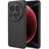 Phonesta Soft Silk Silicone Back Cover hoesje voor Xiaomi 15 Ultra - Zwart