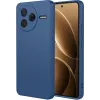 Phonesta Soft Silk Silicone Back Cover hoesje voor Xiaomi Poco F7 Pro - Donkerblauw