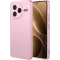 Phonesta Soft Silk Silicone Back Cover hoesje voor Xiaomi Poco F7 Pro - Roze