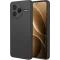 Phonesta Soft Silk Silicone Back Cover hoesje voor Xiaomi Poco F7 Pro - Zwart