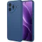 Phonesta Soft Silk Silicone Back Cover hoesje voor Xiaomi Poco F7 Ultra - Donkerblauw
