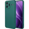 Phonesta Soft Silk Silicone Back Cover hoesje voor Xiaomi Poco F7 Ultra - Donkergroen