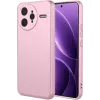 Phonesta Soft Silk Silicone Back Cover hoesje voor Xiaomi Poco F7 Ultra - Roze