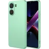 Phonesta Soft Silk Silicone Back Cover hoesje voor Xiaomi Poco X7 Pro - Matcha Green