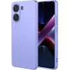 Phonesta Soft Silk Silicone Back Cover hoesje voor Xiaomi Poco X7 Pro - Paars
