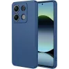Phonesta Soft Silk Silicone Back Cover hoesje voor Xiaomi Redmi Note 14S/13 Pro / Xiaomi Poco M6 Pro - Donkerblauw
