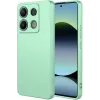 Phonesta Soft Silk Silicone Back Cover hoesje voor Xiaomi Redmi Note 14S/13 Pro / Xiaomi Poco M6 Pro - Matcha Green