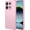 Phonesta Soft Silk Silicone Back Cover hoesje voor Xiaomi Redmi Note 14S/13 Pro / Xiaomi Poco M6 Pro - Roze