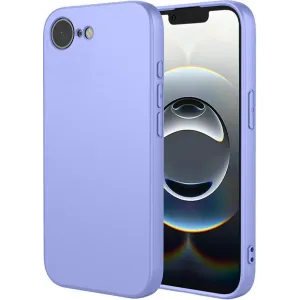 Phonesta Soft Silk Silicone Back Cover hoesje voor Apple iPhone 17e/16e - Paars