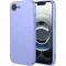 Phonesta Soft Silk Silicone Back Cover hoesje voor Apple iPhone 17e/16e - Paars