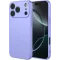 Phonesta Soft Silk Silicone Back Cover hoesje voor Apple iPhone 17 Pro - Paars