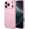 Phonesta Soft Silk Silicone Back Cover hoesje voor Apple iPhone 17 Pro - Roze