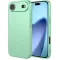 Phonesta Soft Silk Silicone Back Cover hoesje voor Apple iPhone Air - Matcha Green