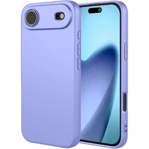 Phonesta Soft Silk Silicone Back Cover hoesje voor Apple iPhone Air - Paars