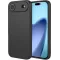Phonesta Soft Silk Silicone Back Cover hoesje voor Apple iPhone Air - Zwart