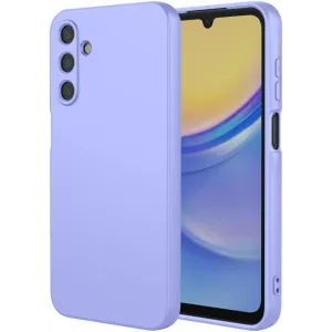 Phonesta Soft Silk Silicone Back Cover hoesje voor Samsung Galaxy A17 - Paars