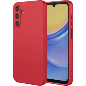 Phonesta Soft Silk Silicone Back Cover hoesje voor Samsung Galaxy A26 - Rood