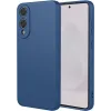 Phonesta Soft Silk Silicone Back Cover hoesje voor Samsung Galaxy S25 Edge - Donkerblauw 0