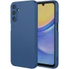 Phonesta Soft Silk Silicone Back Cover hoesje voor Samsung Galaxy S25/S24 - Donkerblauw