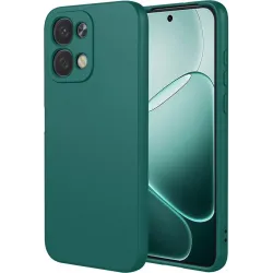 Phonesta Soft Silk Silicone Back Cover hoesje voor Oppo A6 Pro - Donkergroen