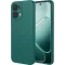 Phonesta Soft Silk Silicone Back Cover hoesje voor Oppo A6 Pro - Donkergroen